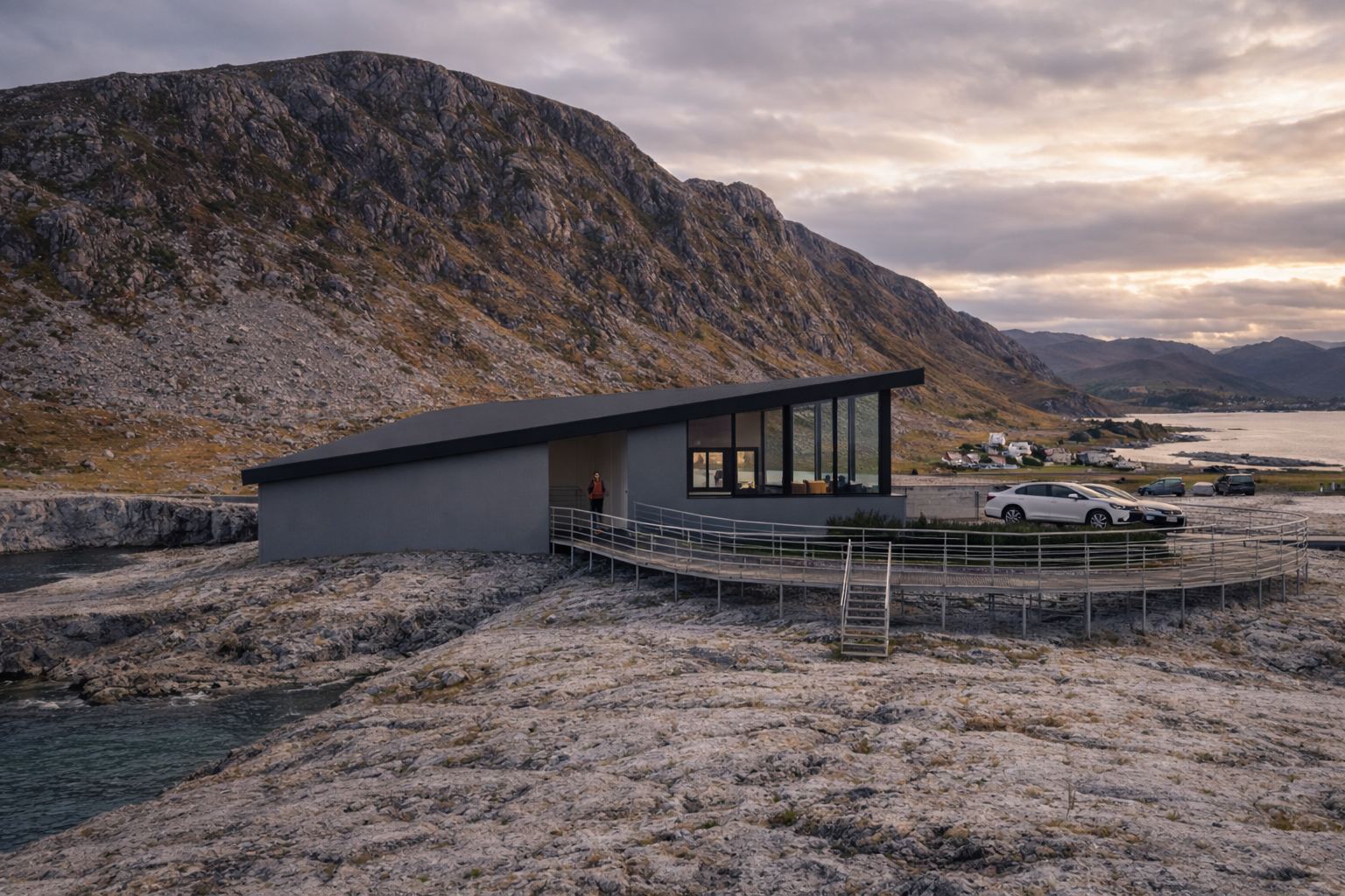 Skisse av det planlagde bygget.