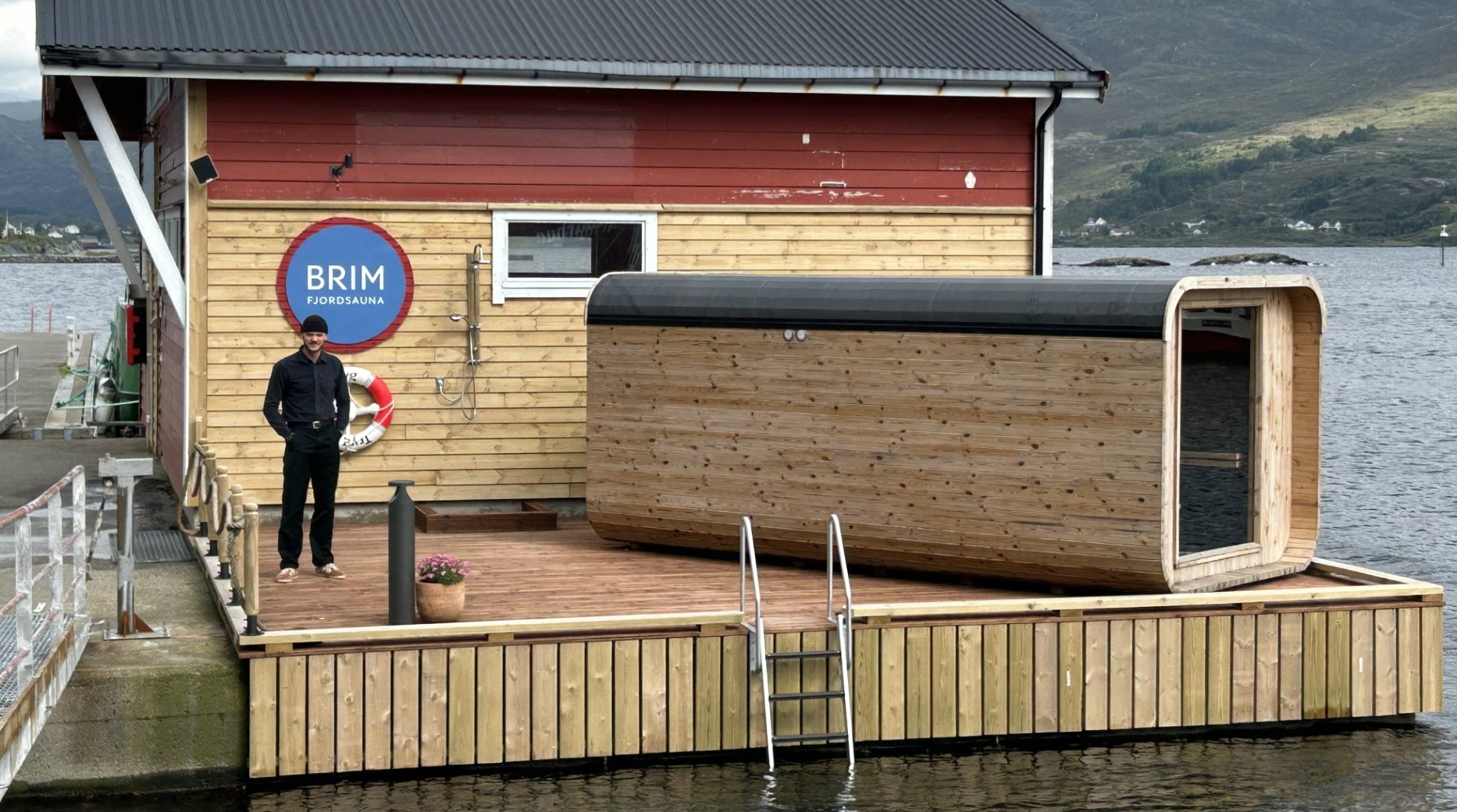 Brim Fjordsauna på Iglandsvik.