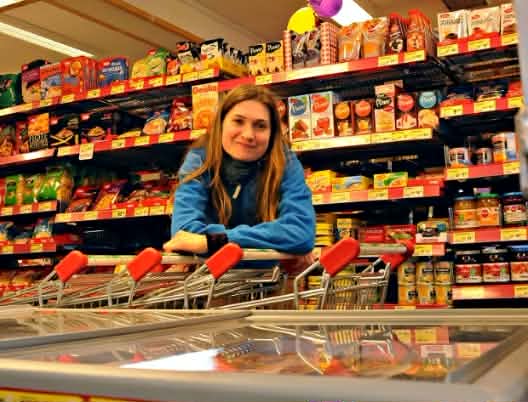 Therese Kolseth driv Leirgulen Handel saman med mannen.