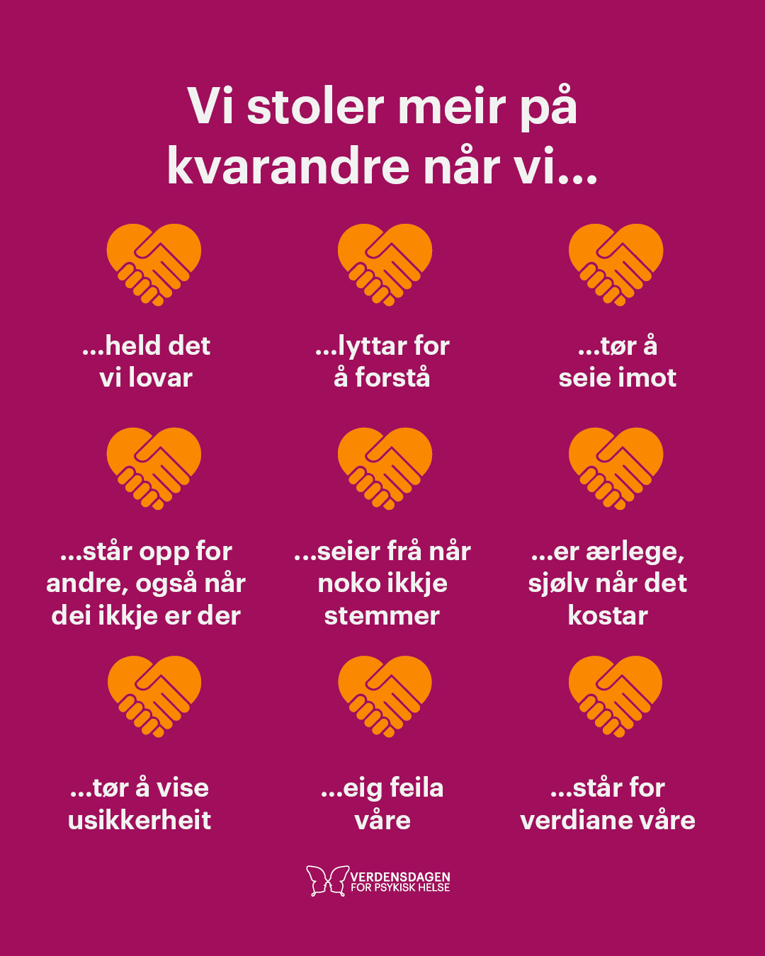 Plakat med